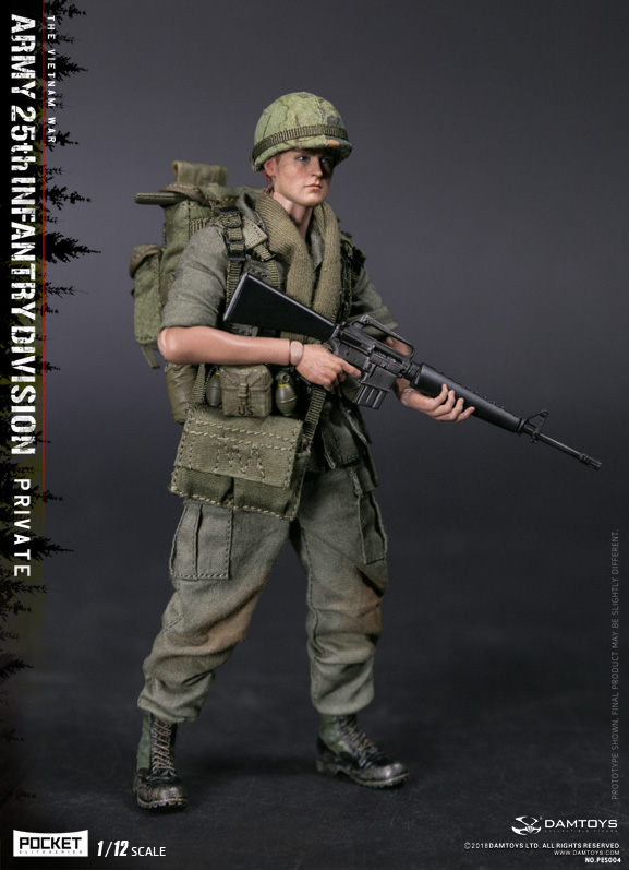DAMTOYS 1/12 POCKET ELITE SERIES ARMY 25TH INFANTRY DIVISION PRIVATE