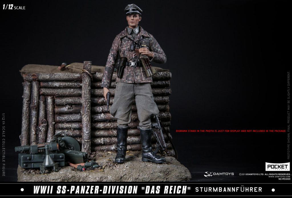 DAMTOYS 1/12 POCKET ELITE SERIES WWII SS-PANZER-DIVISION 